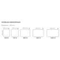 Novium nativ radiateur horizontal 1500W blanc