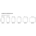 Etic nativ radiateur horizontal 500W - blanc