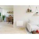 Radiateur chaleur douce connecté Seville format horizontal 500W blanc