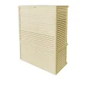 cache clim alu ivoire XXL Dim int : H 1000 x L 1500 x P 850-1000 mm