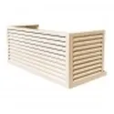 cache clim alu crème XXL Dim int : H 1000 x L 1500 x P 850-1000 mm