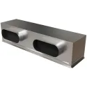 Plénum acier isolé avec piquages latéraux de 800 x 200 mm (sorties latérales)