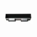 Plénum acier isolé pour grille de soufflage de 800 x150 mm (sorties latérales)