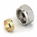Raccord à compression pour tube de liaison chromé 439T M22-15