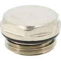 Bouchon plein 1/2' pour radiateur Aciersous Blister de10 10 bar 100 C