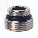 Mamelon pour raccordement radiateur M1/2' - M3/4ek