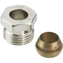 Raccord à visser mâle 1/2' pour tube cuivre 10/12