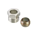 Raccord à visser mâle 1/2' pour tube cuivre 12/14