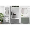 Radiateur sèche-serviettes Doris mixte 1500W Blanc
