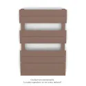 Régate MX, régulation IHD, Terracotta Faded, 377W + 300W, H 796 mm / L 500 mm