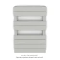 Régate MX, régulation IHD, Light Grey, 377W + 300W, H 796 mm / L 500 mm