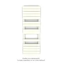 Régate MX, régulation IHD, Cream, 691W + 900W, H 1536 MM / L 500 mm