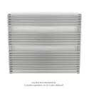 Kéva Spa MX non cintré, régul.IHD,White Aluminium, 778W + 600W,H835mm / L900mm