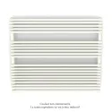 Kéva Spa MX non cintré, régul.IHD, Pure White, 778W + 600W,H 835 mm / L 900 mm