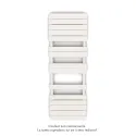Régate MX, régulation IHD, Light Beige, 691W + 900W, H 1536 MM / L 500 mm