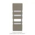 Régate MX, régulation IHD, Concrete Grey, 691W + 900W, H 1536 MM / L 500 mm