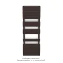 Régate MX, régulation IHD, Dark BroWn, 691W + 900W, H 1536 MM / L 500 mm