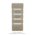 Régate MX, régulation IHD, Beige Quartz, 583W + 600W, H 1314 mm / L 500 mm