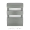 Régate MX, régulation IHD, Grey Aluminium, 377W + 300W, H 796 mm / L 500 mm