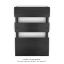 Régate MX, régulation IHD, Black Quartz, 377W + 300W, H 796 mm / L 500 mm