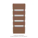 Régate MX, régulation IHD, Terracotta, 583W + 600W, H 1314 mm / L 500 mm