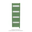 Altai Spa MX régul.IHD, Reseda Green, 614W + 750W, H 1614 mm / L 500 mm