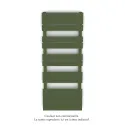 Régate MX, régulation IHD, Olive Green, 583W + 600W, H 1314 mm / L 500 mm
