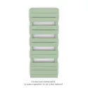 Régate MX, régulation IHD, Pastel Green, 583W + 600W, H 1314 mm / L 500 mm