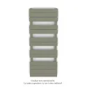 Régate MX, régulation IHD, Cement Grey, 583W + 600W, H 1314 mm / L 500 mm