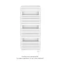 Altai Spa MX régul.IHD, Blanc RAL 9016, 586W + 600W, H 1262 mm / L 500 mm