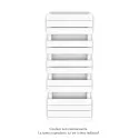 Régate MX, régulation IHD, Blanc RAL 9016, 583W + 600W, H 1314 mm / L 500 mm