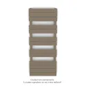 Régate MX, régulation IHD, Beige Grey, 583W + 600W, H 1314 mm / L 500 mm