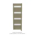 Altai Spa MX régul.IHD, Yellow Grey, 614W + 750W, H 1614 mm / L 500 mm