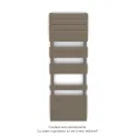 Régate MX, régulation IHD, Pearl Beige, 691W + 900W, H 1536 MM / L 500 mm