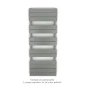 Régate MX, régulation IHD, Grey Aluminium, 583W + 600W, H 1314 mm / L 500 mm