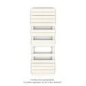 Régate MX, régulation IHD, EdelWeiss m., 691W + 900W, H 1536 MM / L 500 mm