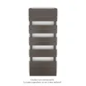 Régate MX, régulation IHD, BroWn Quartz, 583W + 600W, H 1314 mm / L 500 mm