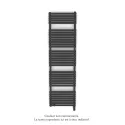 Altai Spa MX régul.IHD, Anthracite Grey, 884W + 1000W, H 1878 mm / L 500 mm