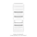 Régate MX, régulation IHD, White Matt, 691W + 900W, H 1536 MM / L 500 mm