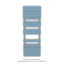 Régate MX, régulation IHD, Pastel Blue, 691W + 900W, H 1536 MM / L 500 mm