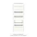 Régate MX, régulation IHD, Pure White, 691W + 900W, H 1536 MM / L 500 mm