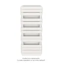 Régate MX, régulation IHD, Light Beige, 583W + 600W, H 1314 mm / L 500 mm