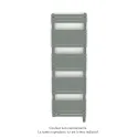 Altai Spa MX régul.IHD, Blue Grey, 614W + 750W, H 1614 mm / L 500 mm