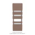 Régate MX, régulation IHD, Terracotta Faded, 691W + 900W, H 1536 MM / L 500 mm