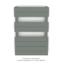 Régate MX, régulation IHD, Blue Grey, 377W + 300W, H 796 mm / L 500 mm