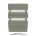 Régate MX, régulation IHD, Cement Grey, 377W + 300W, H 796 mm / L 500 mm