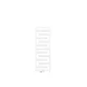 Kapla MX,IHD, Blanc RAL 9016, 655W+600W, H1534 mm / L500 mm,robinetblanc