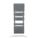 Régate MX, régulation IHD, Anthracite, 691W + 900W, H 1536 MM / L 500 mm