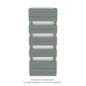 Régate MX, régulation IHD, Blue Grey, 583W + 600W, H 1314 mm / L 500 mm