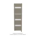 Altai Spa MX régul.IHD, Concrete Grey, 884W + 1000W, H 1878 mm / L 500 mm